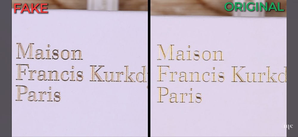 باکارات رژ قرمز اصل و فیک 18 باکارات رژ قرمز اصل و فیک