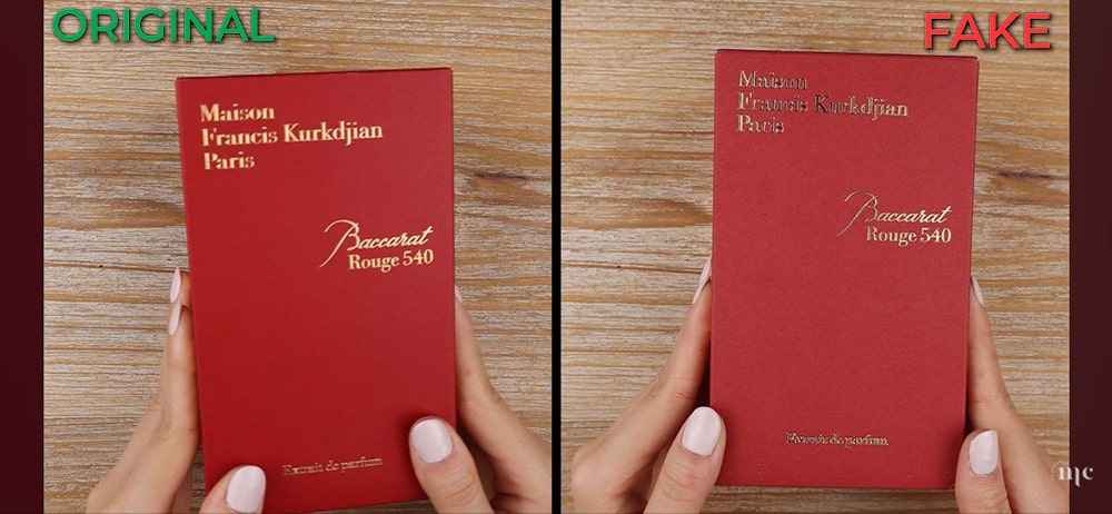 تفاوت باکارات رژ اصل و فیک 23 تفاوت باکارات رژ اصل و فیک