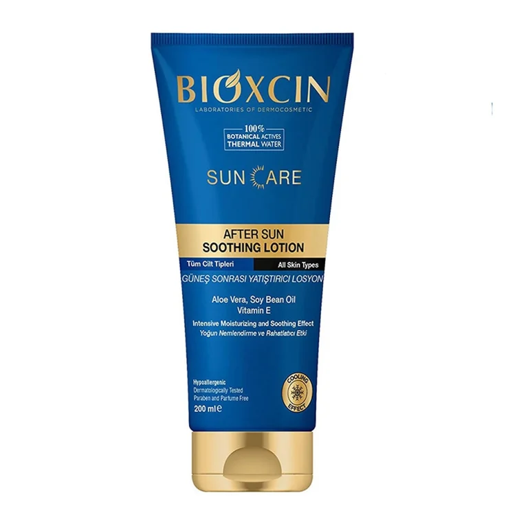 لوسیون بدن بعد آفتاب بیوکسین Bioxcin مرطوب کننده و تسکین دهنده