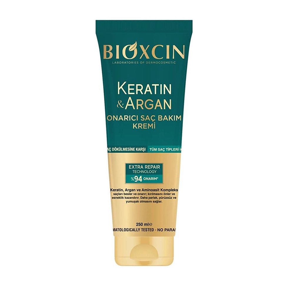 کرم ترمیم و نرم کننده مو بیوکسین Keratin & Argan
