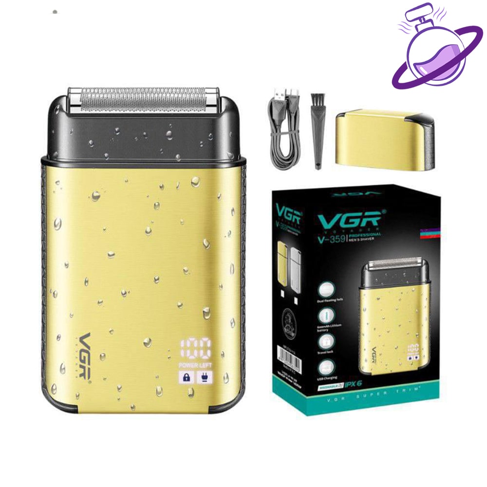 ماشین اصلاح موی صورت وی جی ار - مدل V-359 4 ماشین اصلاح موی صورت وی جی ار - مدل V-359
