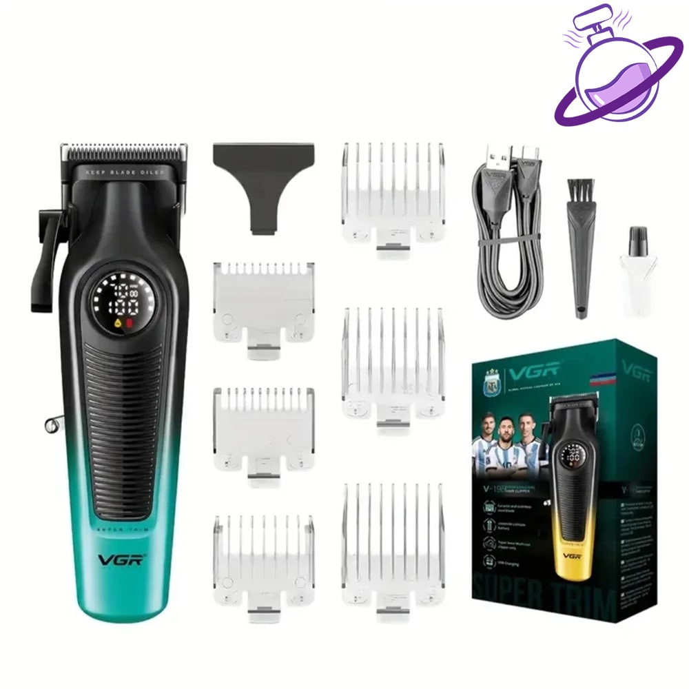 ماشین اصلاح موی سر و صورت شارژی وی جی ار - مدل V-196 6 ماشین اصلاح موی سر و صورت شارژی وی جی ار - مدل V-196