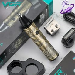 ماشین اصلاح مو صورت، گوش و بینی و ابرو - برند وی جی ار