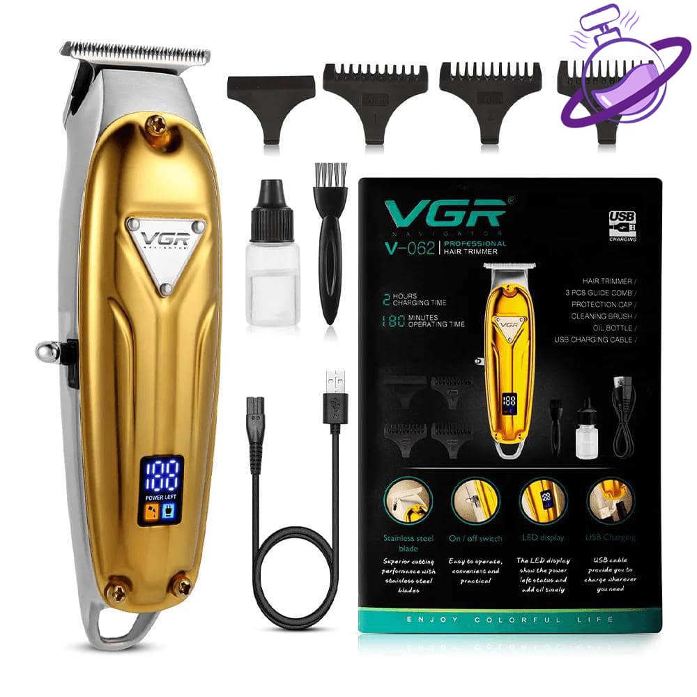 ماشین اصلاح مو صورت و سر - وی جی ار مدل V-062 4 ماشین اصلاح مو صورت و سر - وی جی ار مدل V-062