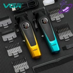 ماشین اصلاح موی سر و صورت شارژی وی جی ار - مدل V-196 13 ماشین اصلاح موی سر و صورت شارژی وی جی ار - مدل V-196