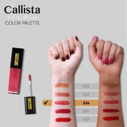 رژلب مایع(لیپ گلاس) ویویدشاین کالیستا S34