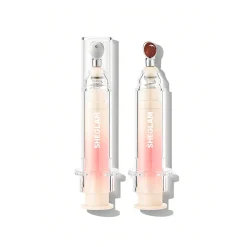 لیپ پلامپر سرنگی شیگلم مدل Booster Shine Plumping Lip Gloss