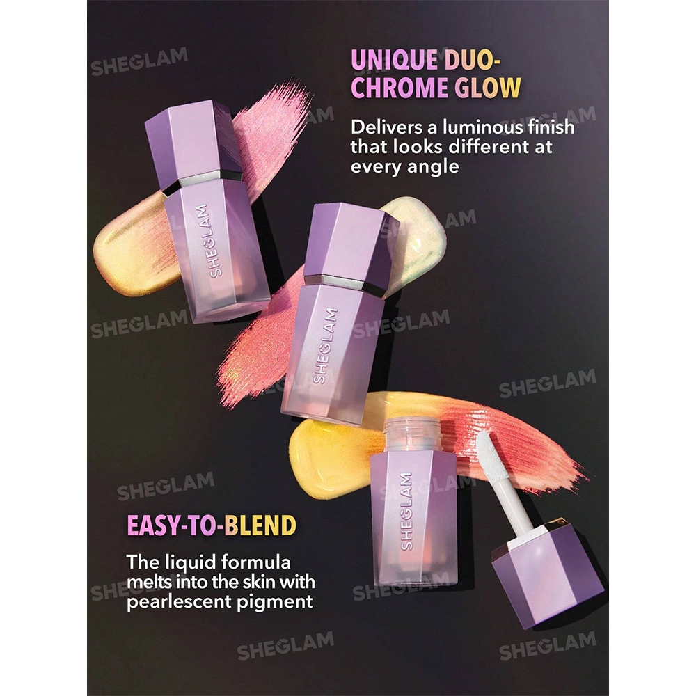 هایلایتر مایع شیگلم مدل Chroma Glow Bloom 5 هایلایتر مایع شیگلم مدل Chroma Glow Bloom