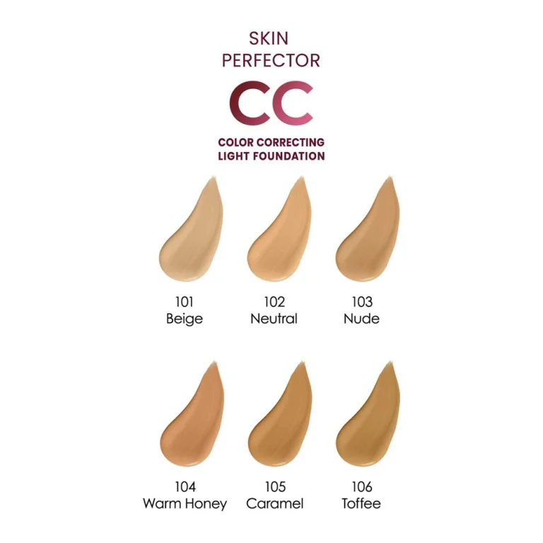 سی‌سی کرم گلدن رز مدل Skin Perfector CC SPF50