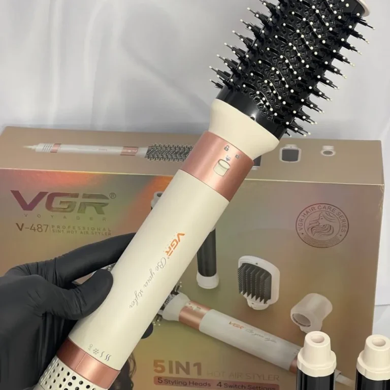سشوار چرخشی 5 کاره وی جی آر مدل V – 487