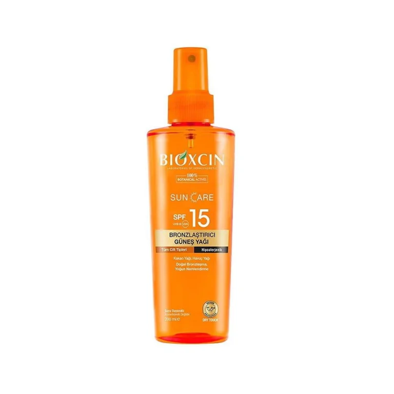 روغن ضد آفتاب و برنزه کننده بیوکسین BIOXCIN SPF15