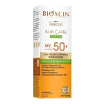 کرم ضدآفتاب بی‌رنگ بیوکسین +SPF50 مناسب پوست مستعد آکنه و جوش