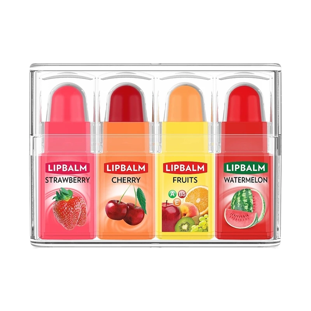 بالم لب مینی گلدن رز مدل Mix Fruit بسته 4 عددی