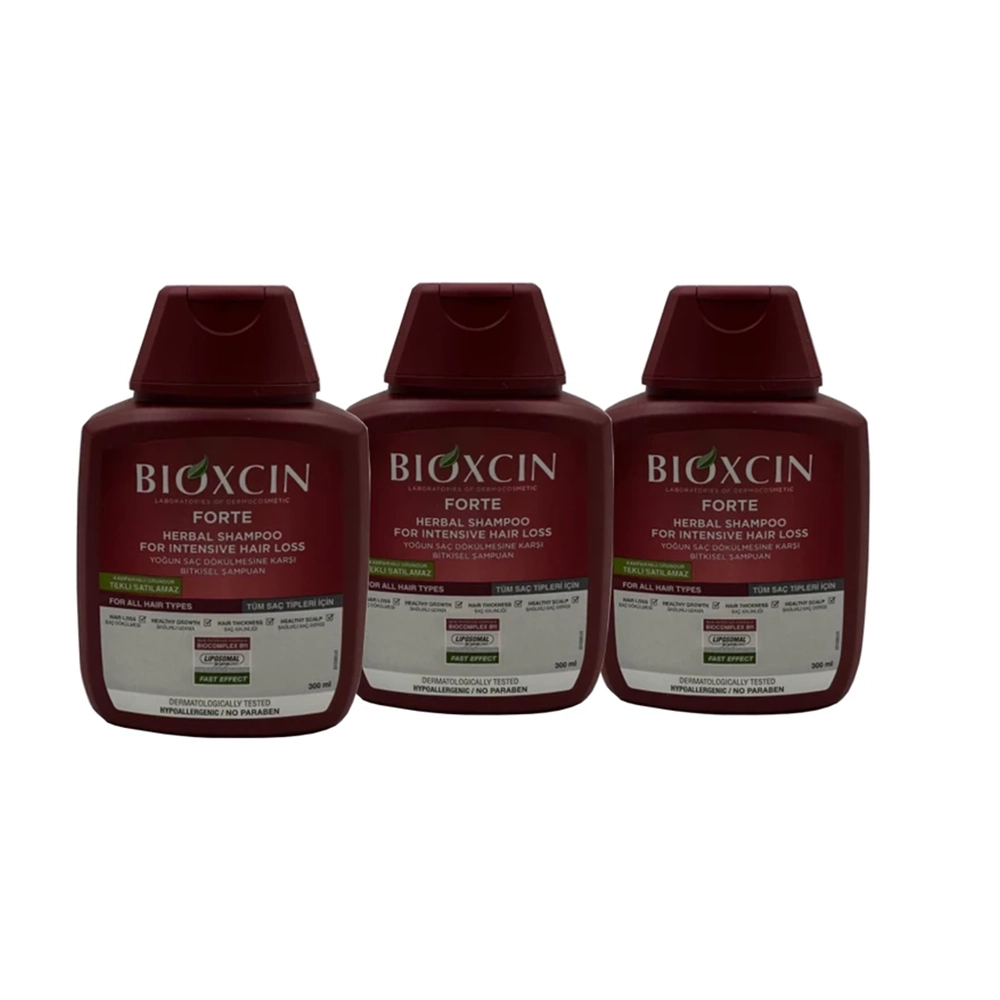 پک 3 عددی شامپو بیوکسین فورت BIOXCIN FORT
