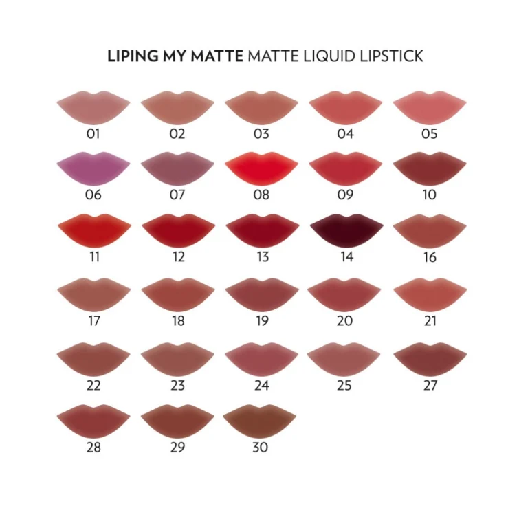 رژ لب مایع مات گلدن رز مدل مدل MY MATTE LIP INK