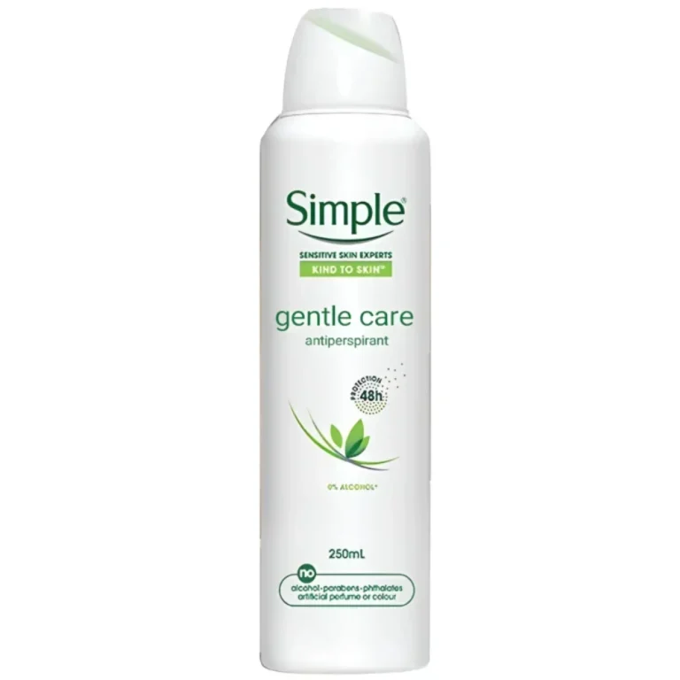 اسپری دئودورانت ضد تعریق سیمپل مدل gentle care