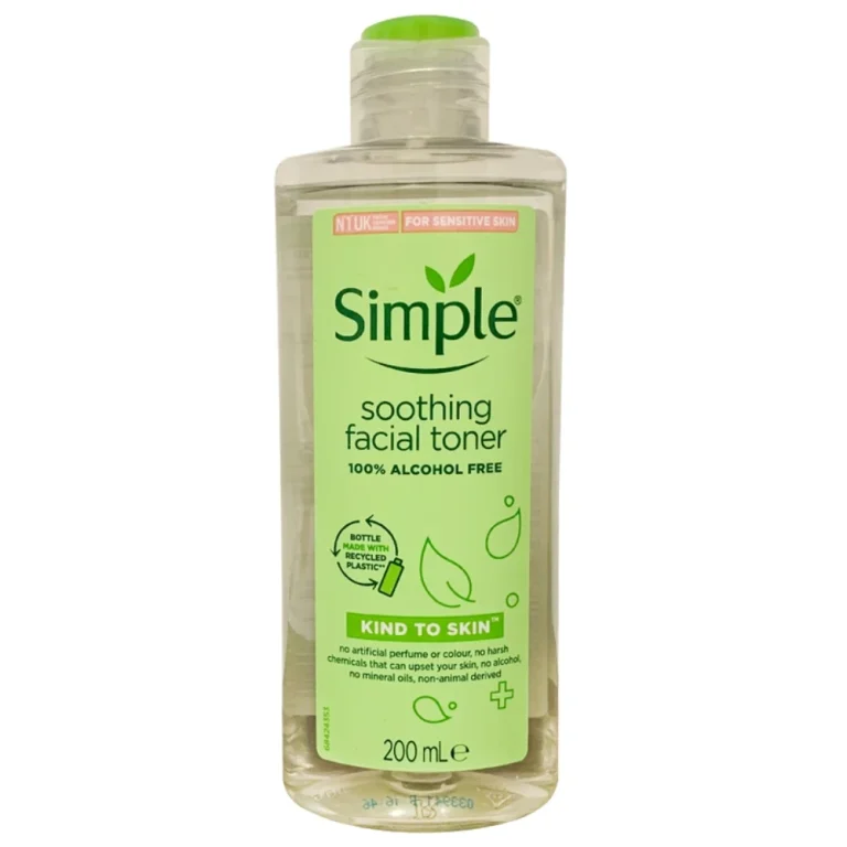 تونر پاک کننده صورت سیمپل مدل Soothing