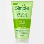 ژل شست‌وشوی صورت سیمپل مدل kind to skin حجم 150 میلی‌لیتر