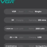 ماشین اصلاح موی سر و صورت وی جی ار مدل V-941