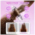 سشوار برس دار شیگلم هیر مدل Hydra Shot Steam Blowout Brush