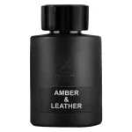 ادو پرفیوم مردانه الحمبرا مدل Amber and Leather