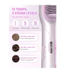 برس حرارتی بخاردار شیگلم مدل Hydra Shot Steam straightening brush Pro