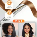 اتو مو شیگلم مدل Sleek Chic Twist Kiss Flat Iron 25