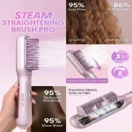 برس حرارتی بخاردار شیگلم مدل Hydra Shot Steam straightening brush Pro