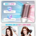 سشوار برس دار حالت دهنده شیگلم هیر مدل Cool Shield Pro