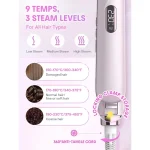 اتو مو بخاردار شیگلم مدل Hydra Shot Steam Iron Pro-EU Plug