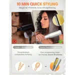 اتو موی شانه دار شیگلم مدل Sleek Chic Wide Glide Straightener