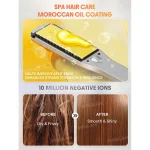 اتو موی شانه دار شیگلم مدل Sleek Chic Wide Glide Straightener