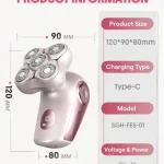 ماشین اصلاح موی بدن بانوان شیگلم هیر مدل 5D Flash Shaver