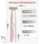 ماشین اصلاح بانوان شیگلم مدل Smooth Moves Single Blade Electric Razor